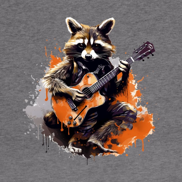 raccoon by lets find pirate